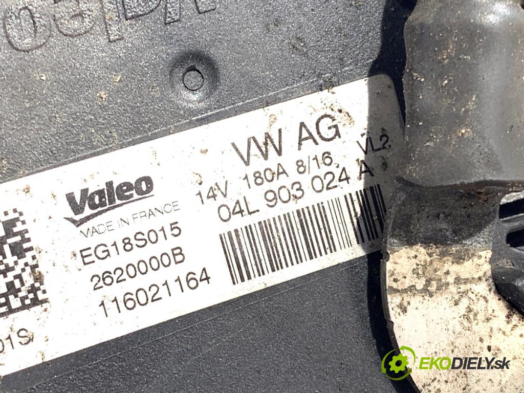 AUDI A4 B9 Kombi 2016 110 kW 2.0 TDI 1968 Alternátor 04L903024A (Alternátor)