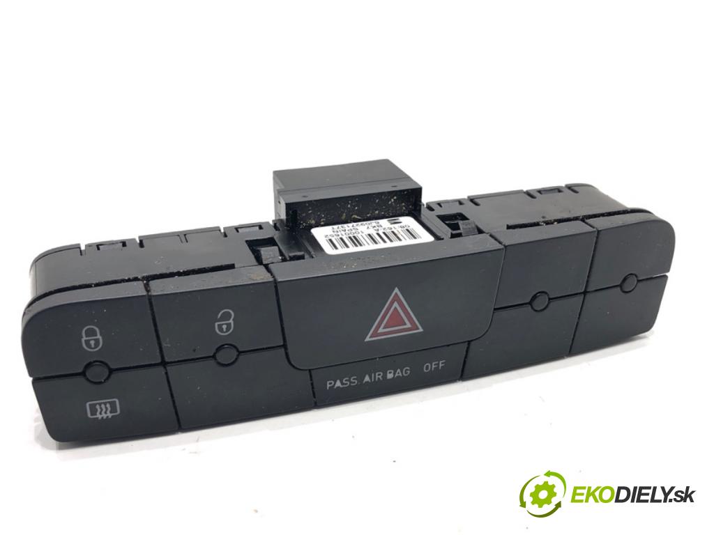 SEAT IBIZA IV liftback 2008 63 kW 1.4 1390 Spínač svetiel výstražných (núdzových) 6J0927137T (Prepínacie páčky pod volantom)