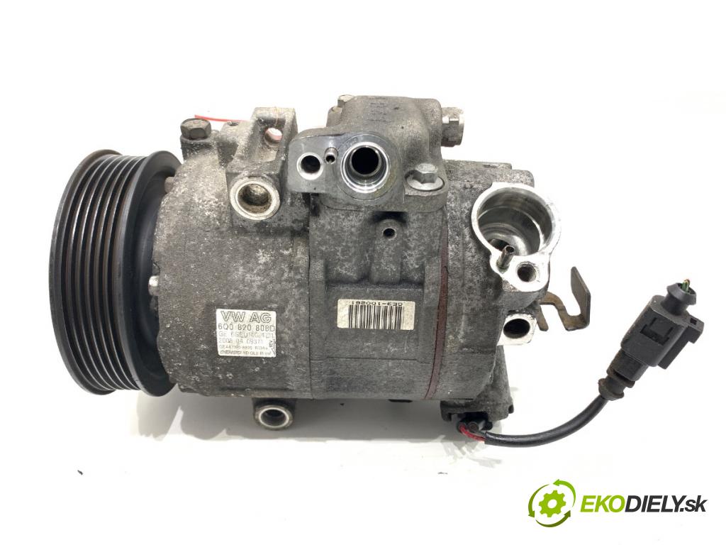 SEAT IBIZA IV liftback 2008 63 kW 1.4 1390 Kompresor klimatizácie 6Q0820808D (Kompresor klimatizácie)