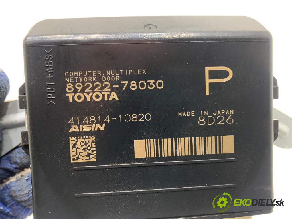 LEXUS NX SUV 2018 114 kW 300h AWD (AYZ15_) 2494 modul řídící jednotka 89222-78030 (Řídící jednotka ostatní)