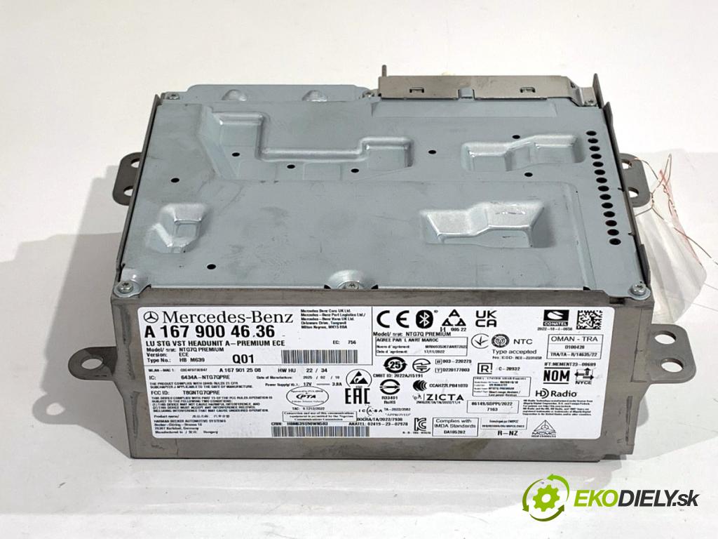 MERCEDES-BENZ GLE  2025 198 kW GLE 300 d 4-matic (167.109) 1993 RADIO Navigácia A1679004636 (Audio zariadenie)