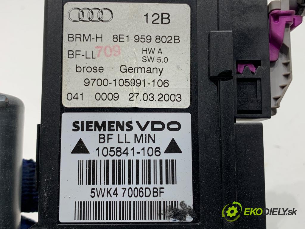 AUDI A4 B6 sedan 2003 75 kW 1.6 1595 motor sťahovaní okna pravý přední část 8H1959802B