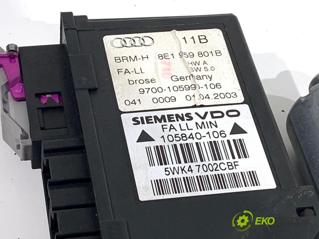 AUDI A4 B6 sedan 2003 75 kW 1.6 1595 Mechanizmus okna ľavy predný 8E1959801B