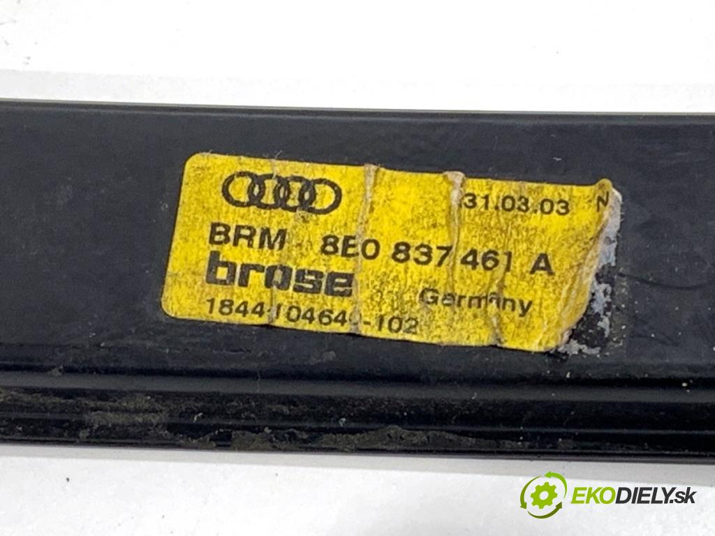 AUDI A4 B6 sedan 2003 75 kW 1.6 1595 Mechanizmus okna ľavy predný 8E1959801B