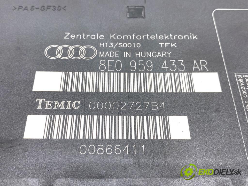 AUDI A4 B6 sedan 2003 75 kW 1.6 1595 Modul komfortu 8E0959433AR (Modul komfortu)