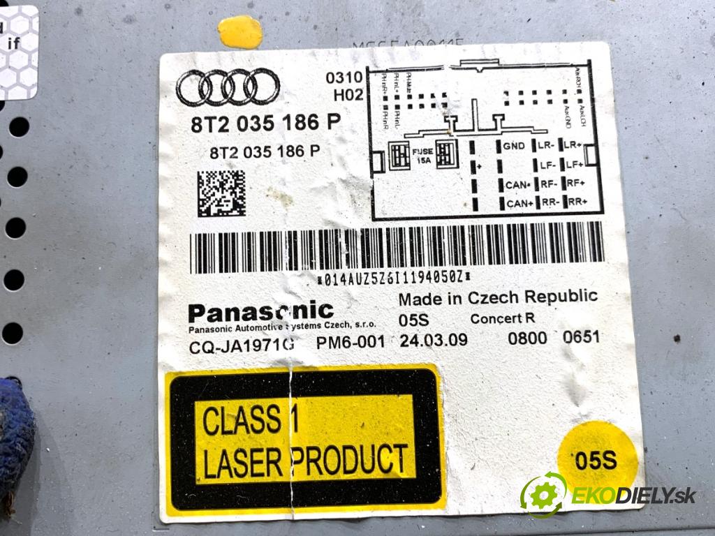 AUDI Q5 8R SUV 2012 165 kW 2.0 TFSI quattro 1984 RADIO 8T2035186P (Audio zariadenie)