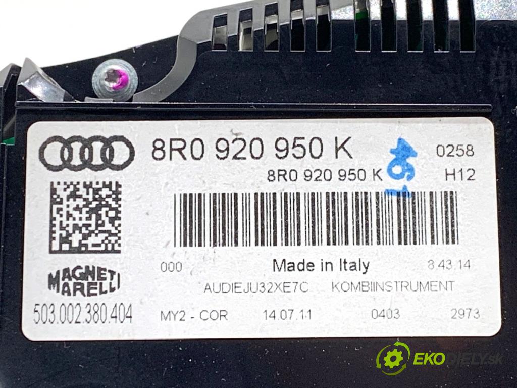 AUDI Q5 8R SUV 2012 165 kW 2.0 TFSI quattro 1984 Prístrojovka 8R0920950K (Prístrojová doska)