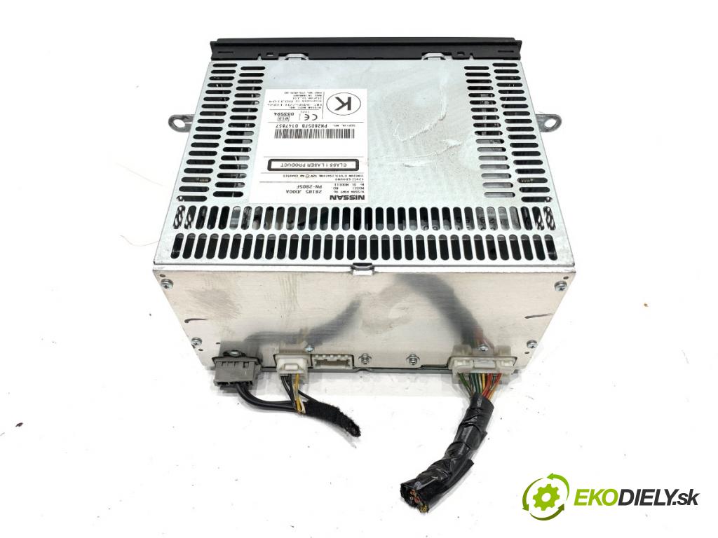 NISSAN QASHQAI J10 SUV 2008 78 kW 1.5 dCi 1461 RADIO 28185JD00A (Audio zariadenie)