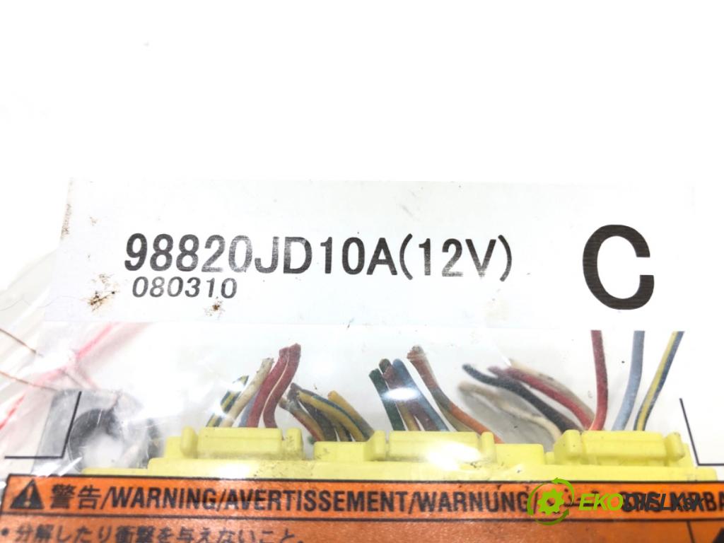 NISSAN QASHQAI J10 SUV 2008 78 kW 1.5 dCi 1461 senzor airbag 98820JD10A (Snímač)