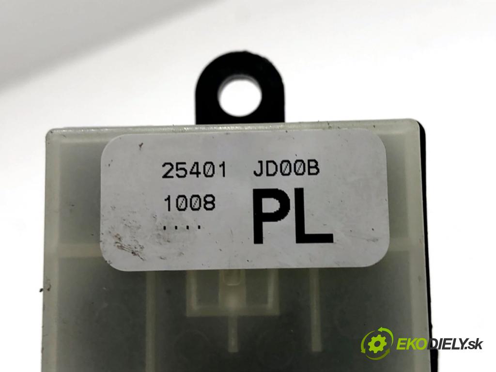 NISSAN QASHQAI J10 SUV 2008 78 kW 1.5 dCi 1461 Prepínač okien 25401JD00B (Prepínacie páčky pod volantom)
