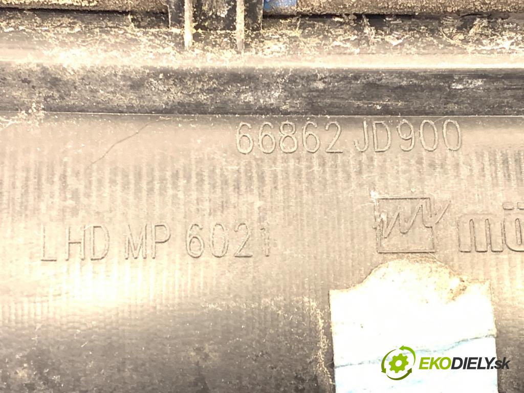 NISSAN QASHQAI J10 SUV 2008 78 kW 1.5 dCi 1461 Torpédo, plast pod čelné okno 66862JD900 (Torpédo (plast pod čelným sklom))