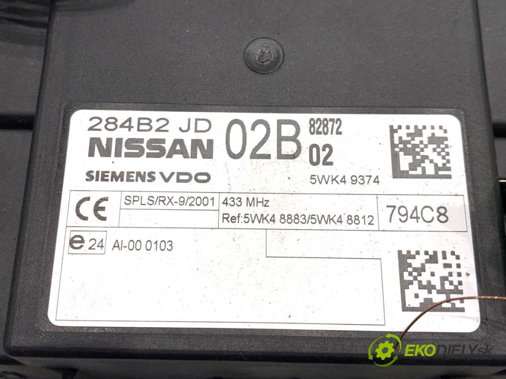 NISSAN QASHQAI J10 SUV 2008 78 kW 1.5 dCi 1461 Modul komfortu 284B2JD02B (Modul komfortu)