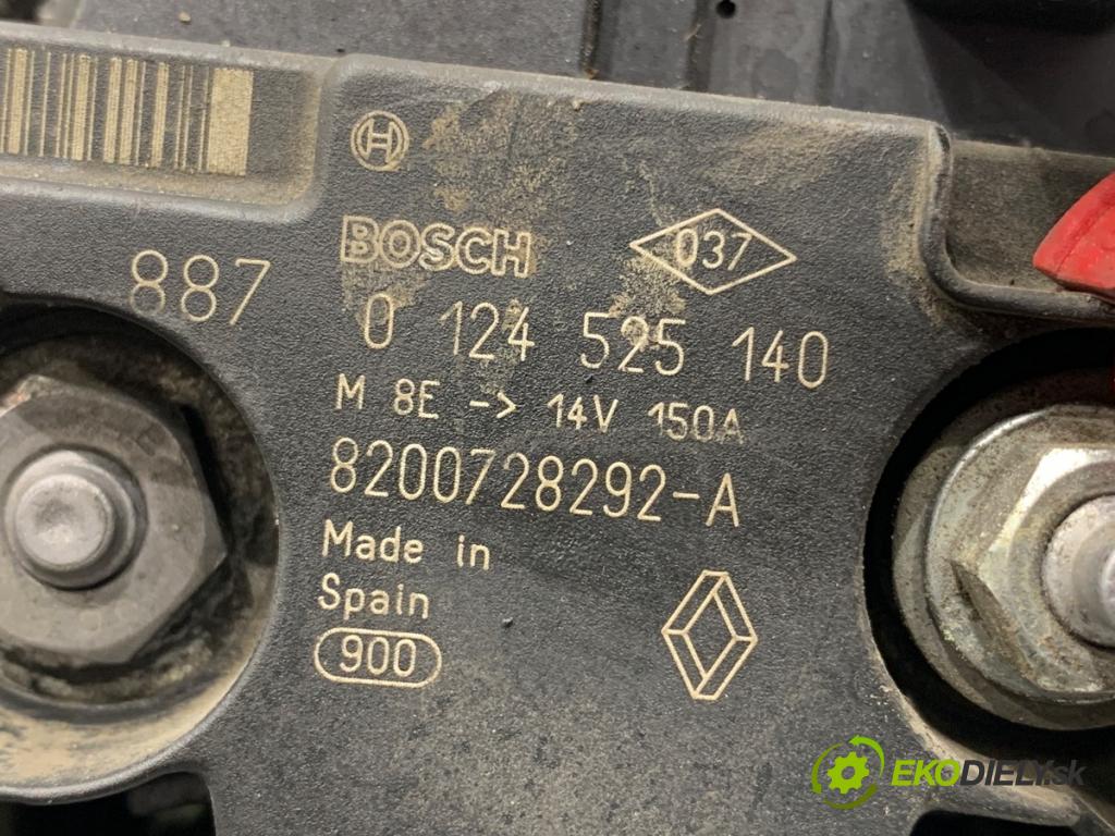 NISSAN QASHQAI J10 SUV 2008 78 kW 1.5 dCi 1461 Alternátor 8200728292A (Alternátor)