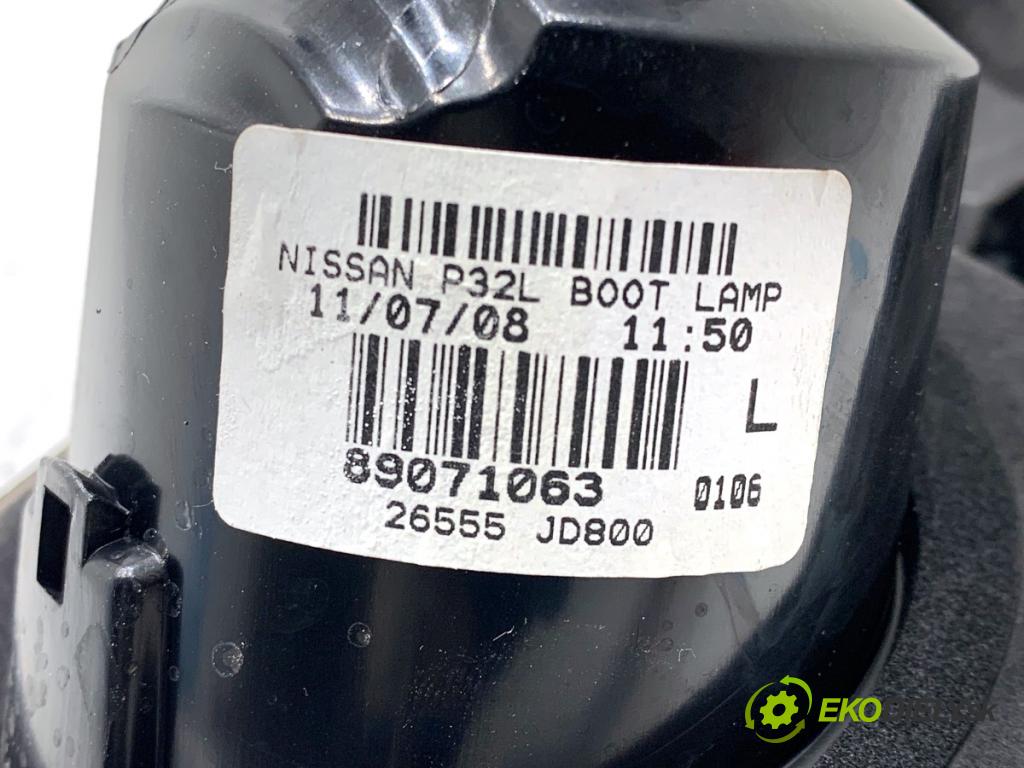 NISSAN QASHQAI J10 SUV 2008 78 kW 1.5 dCi 1461 světlo zadní část levá strana vnitřní 89071063 (Klika dveří ostatní)