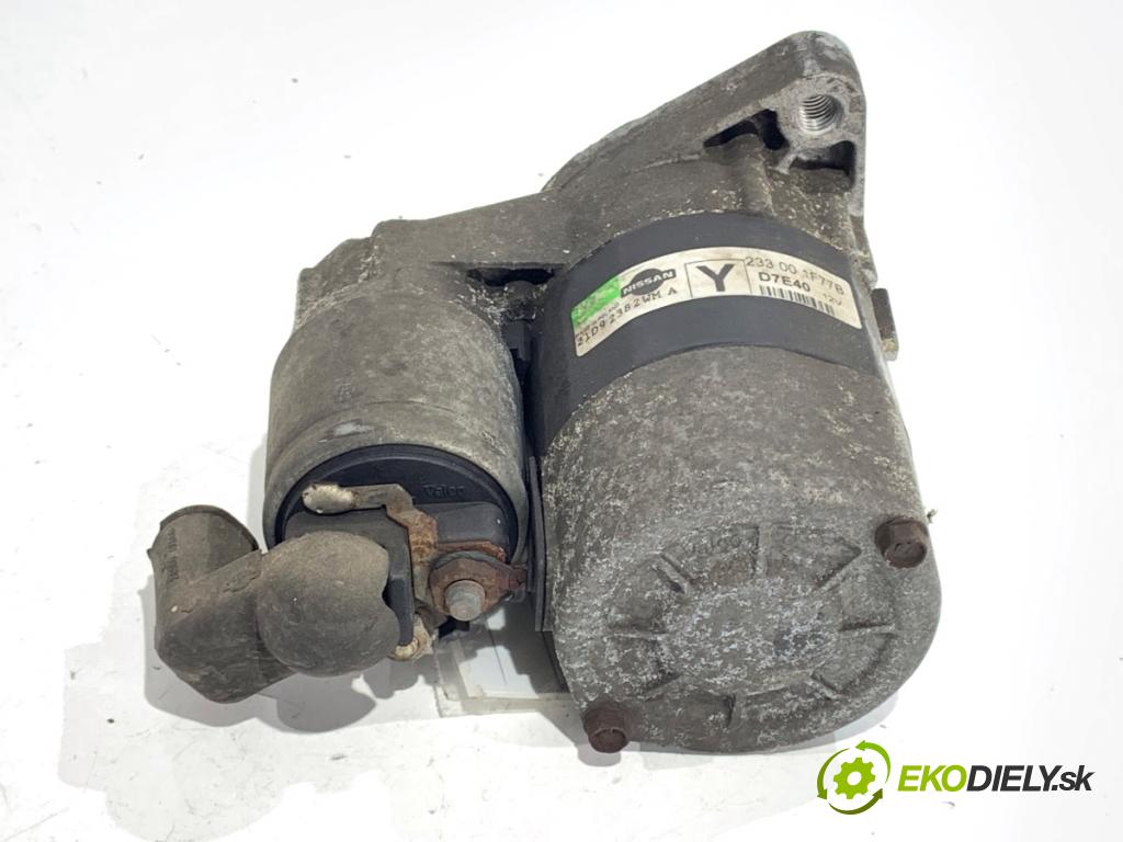 NISSAN NOTE E11 nadwozie wielkoprzestrzenne (MPV) 2009 65 kW 1.4 1386 startér 233001F77B (Startér)