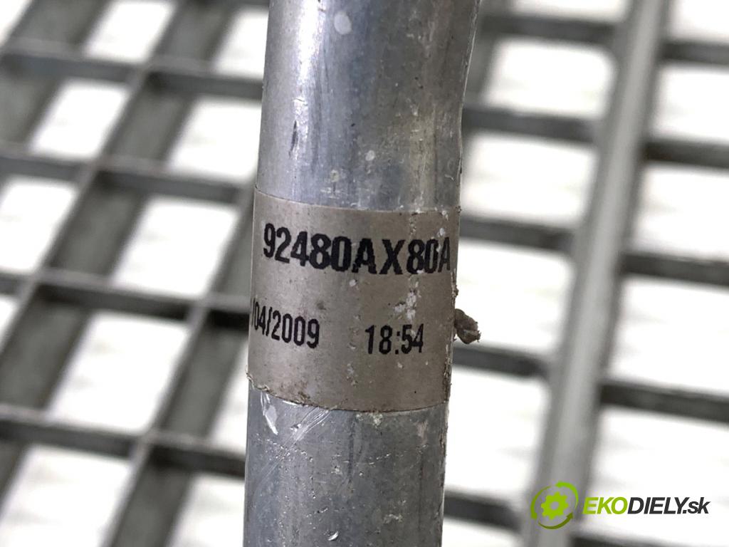 NISSAN NOTE E11 nadwozie wielkoprzestrzenne (MPV) 2009 65 kW 1.4 1386 rúrka klimatizace 92480AX80A (Trubka klimatizace)