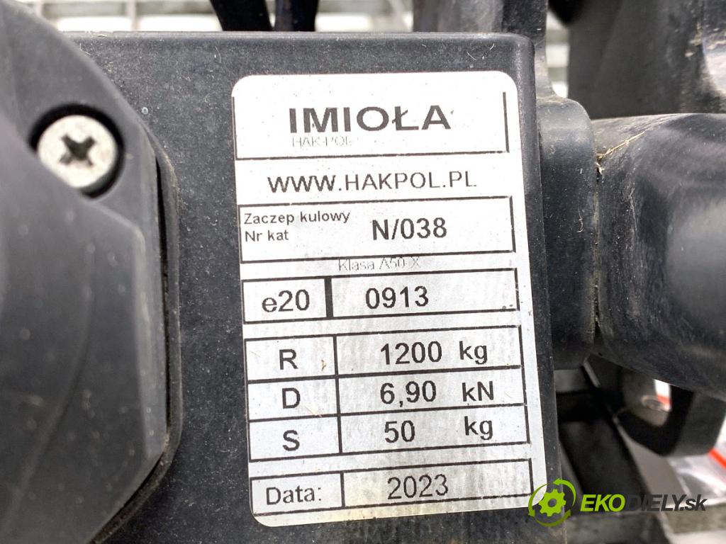 NISSAN NOTE E11 nadwozie wielkoprzestrzenne (MPV) 2009 65 kW 1.4 1386 Hák tažné zařízení  (Tažné zařízení)