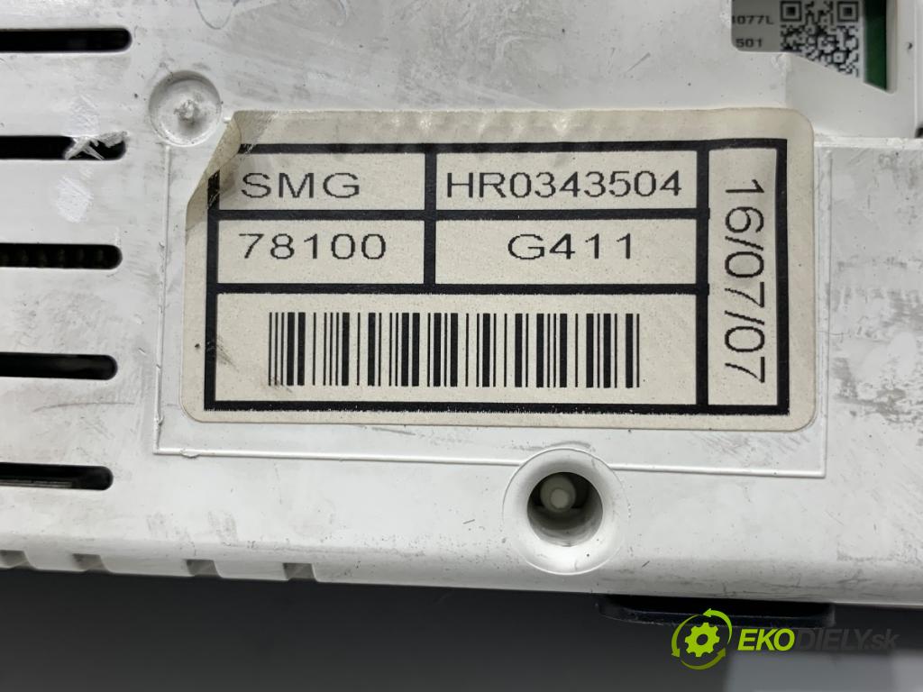 HONDA CIVIC VIII liftback 2007 103 kW 2.2 CTDi (FK3) 2204 Prístrojovka 78100G411 HR0343504 (Prístrojová doska)