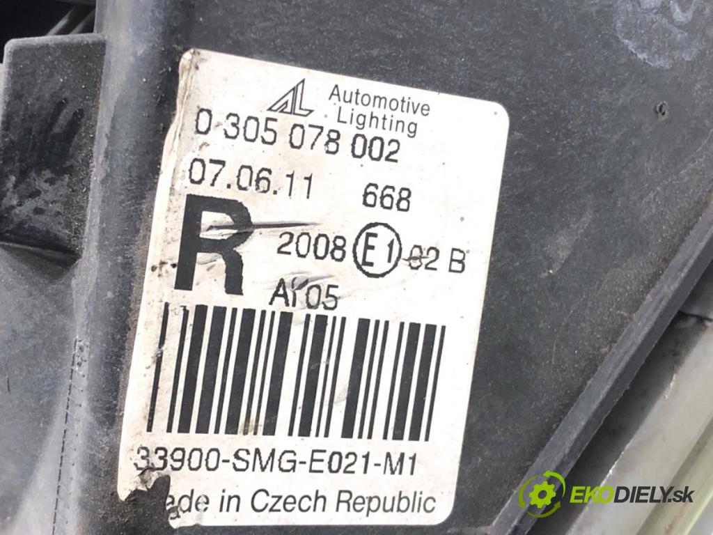 HONDA CIVIC VIII liftback 2007 103 kW 2.2 CTDi (FK3) 2204 hmlové svetlo, hmlovka pravý přední část 33900-SMG-E021-M1