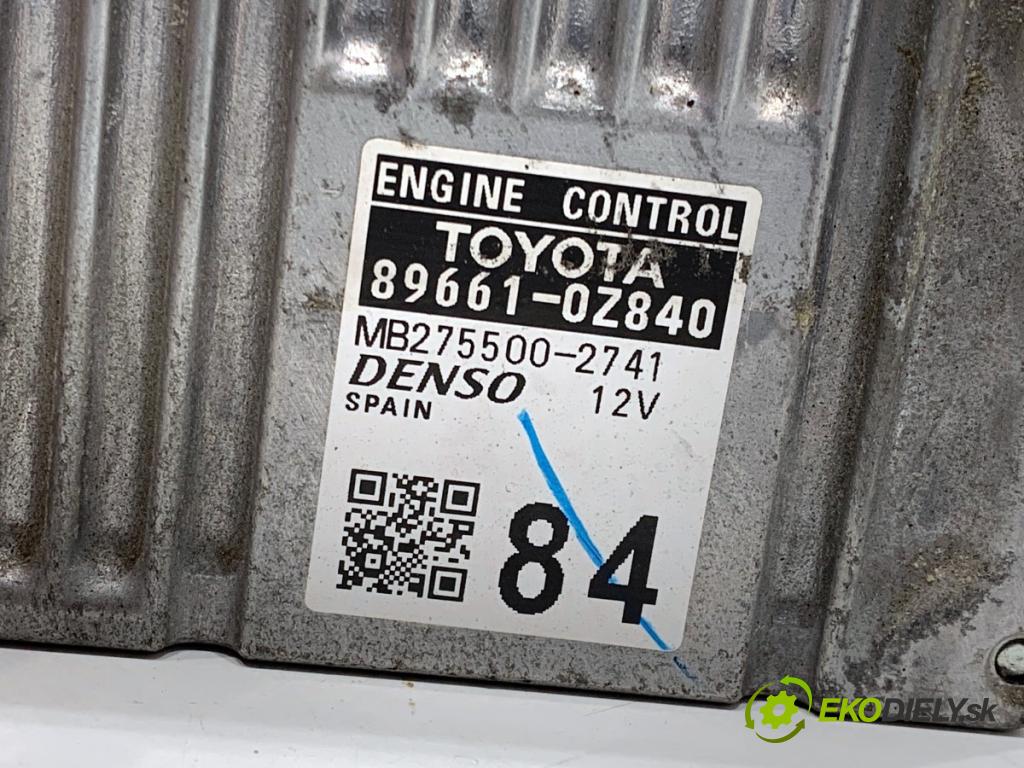 TOYOTA AURIS II liftback 2013 97 kW 1.6 (ZRE181_, ZRE185_) 1598 riadiaca jednotka Motor 89661-0Z840 (Riadiaca jednotka)