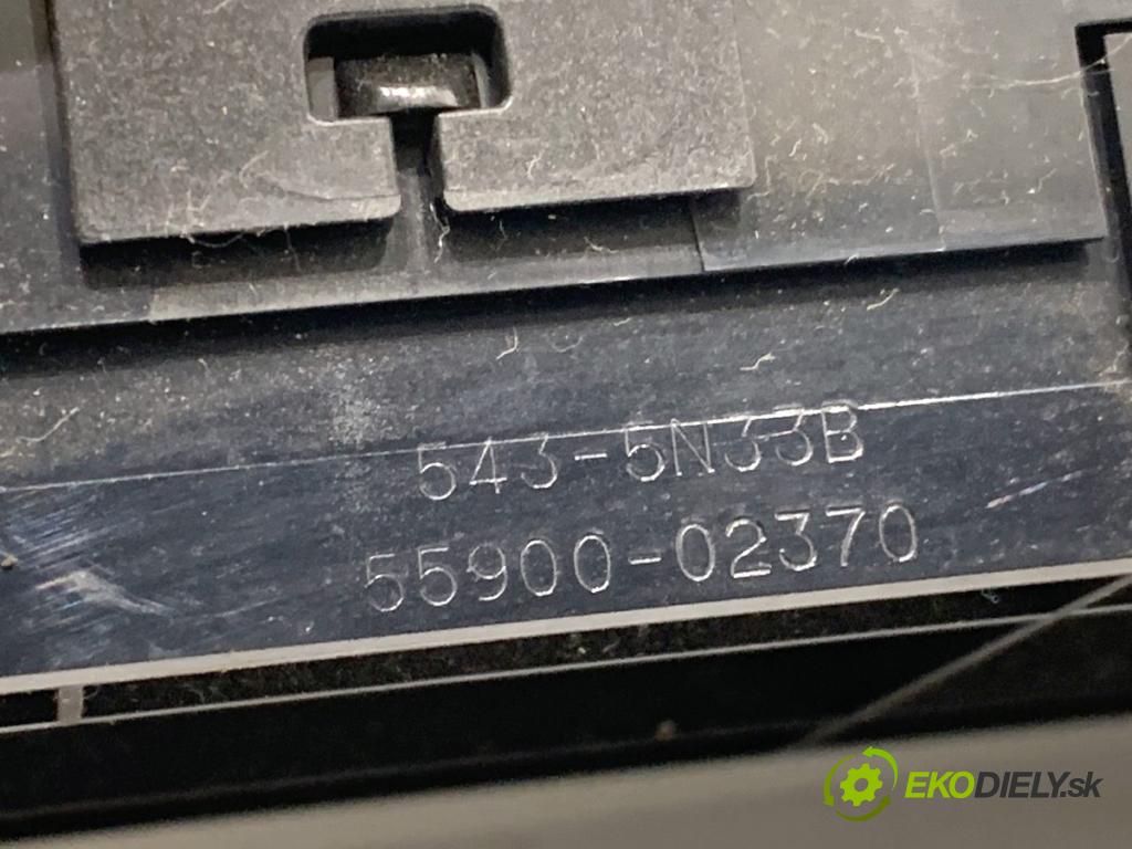 TOYOTA AURIS II liftback 2013 97 kW 1.6 (ZRE181_, ZRE185_) 1598 Panel ovládania kúrenia 55900-02370 (Prepínacie páčky pod volantom)