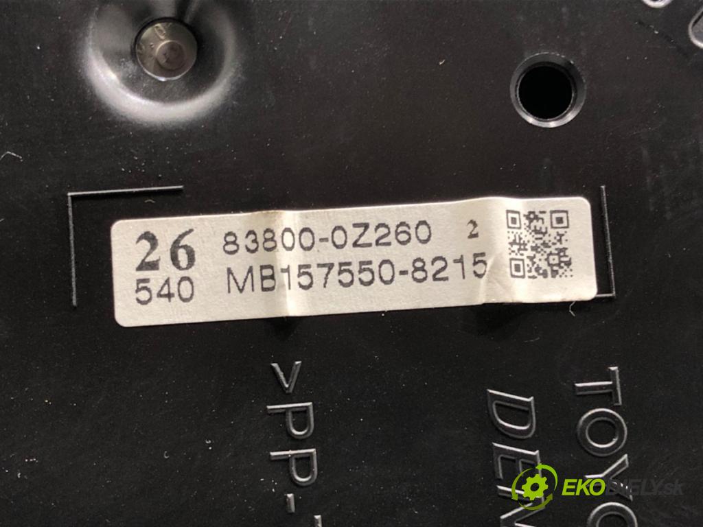 TOYOTA AURIS II liftback 2013 97 kW 1.6 (ZRE181_, ZRE185_) 1598 Prístrojovka 83800-0Z260 (Prístrojová doska)