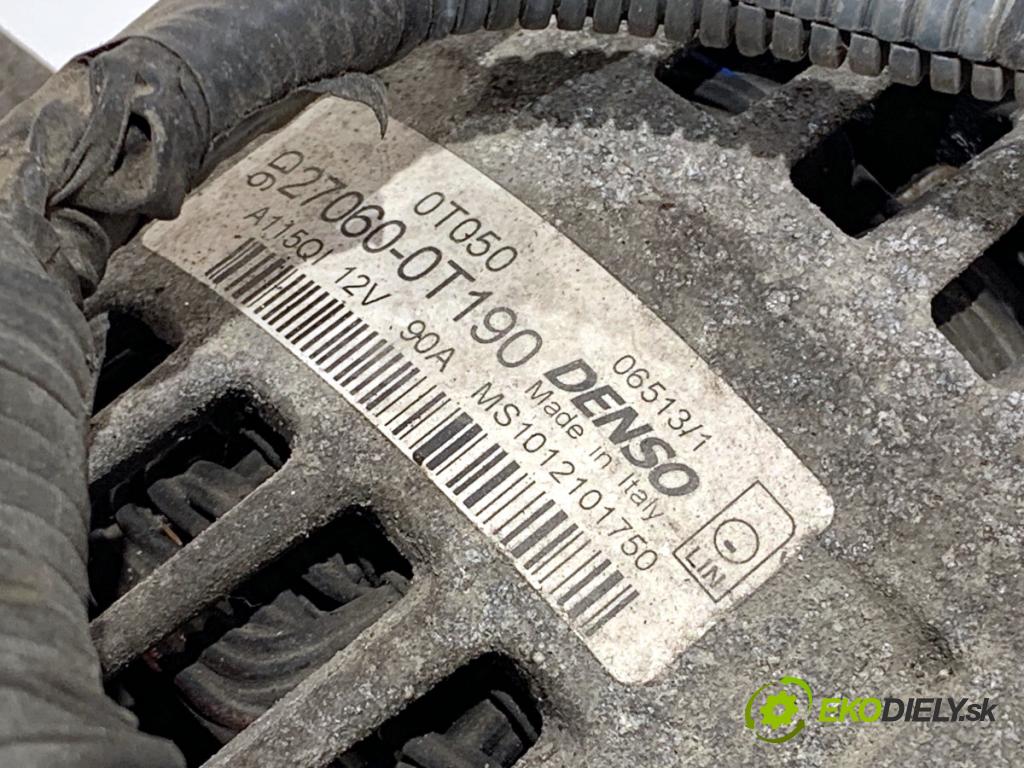 TOYOTA AURIS II liftback 2013 97 kW 1.6 (ZRE181_, ZRE185_) 1598 Alternátor 27060-0T190 (Alternátor)