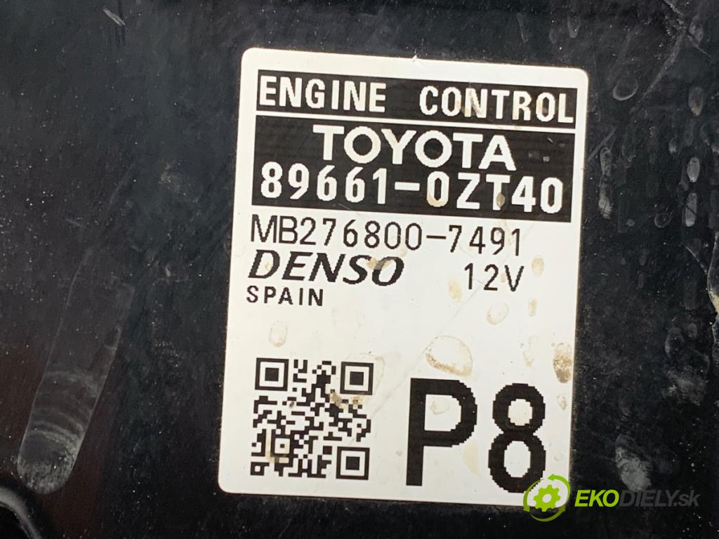 TOYOTA COROLLA E21 sedan 2022 72 kW 1.8 VVTi Hybrid (ZWE211, MZEA12) 1798 riadiaca jednotka Motor 89661-0ZT40 (Riadiaca jednotka)