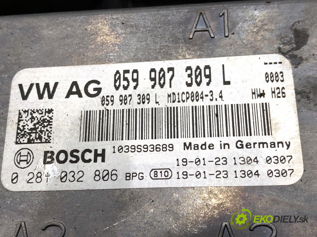 AUDI Q8 SUV 2019 210 kW 50 TDI Mild Hybrid quattro 2967 riadiaca jednotka Motor 059907309L (Riadiaca jednotka)