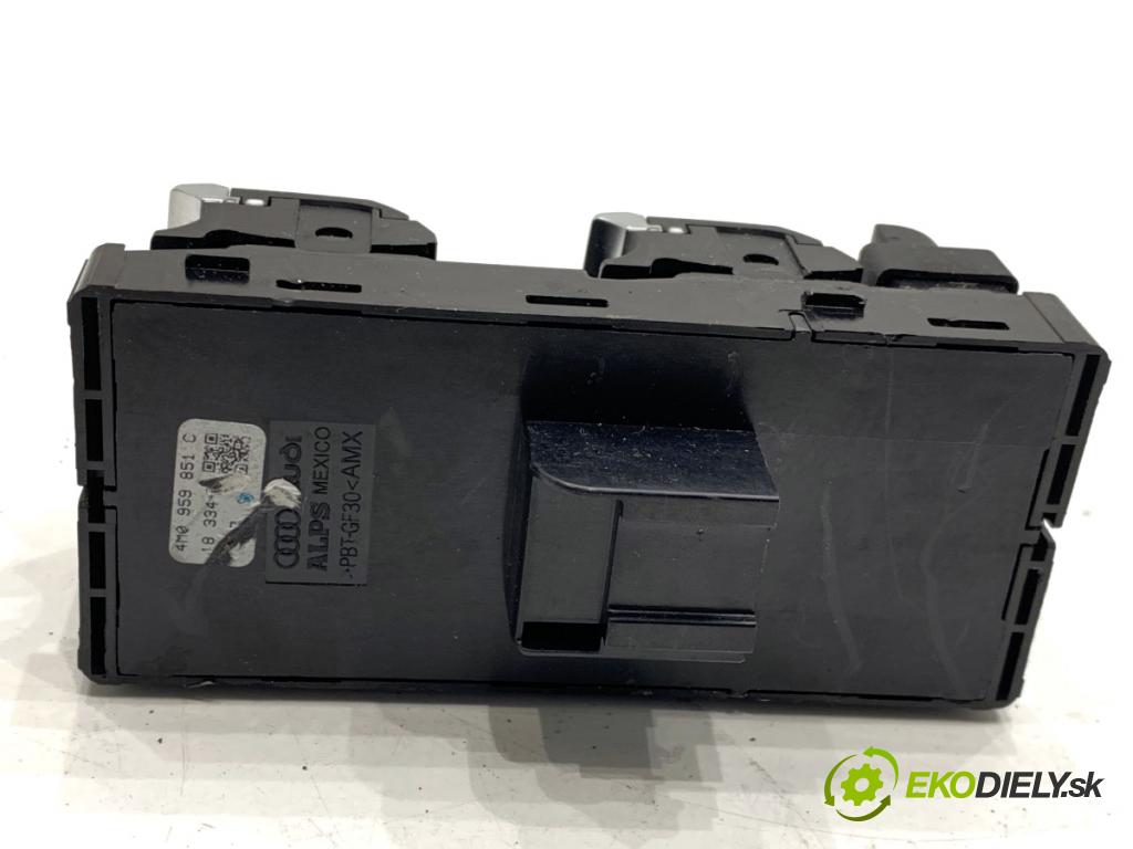 AUDI Q8 SUV 2019 210 kW 50 TDI Mild Hybrid quattro 2967 Prepínač okien 4M0959851C (Prepínacie páčky pod volantom)