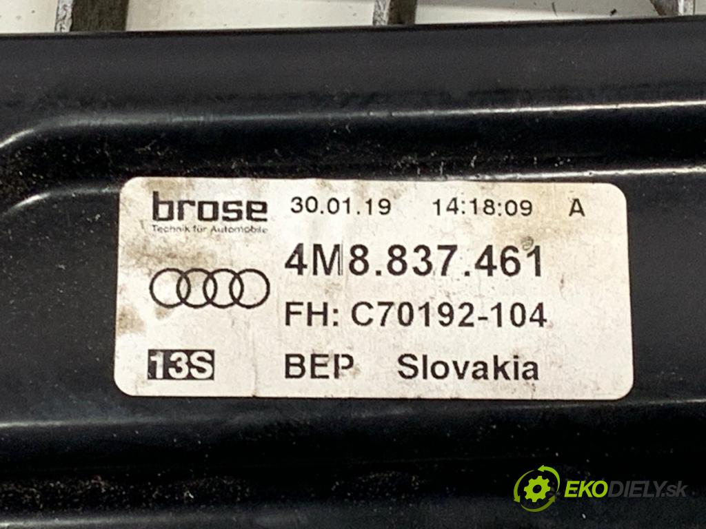 AUDI Q8 SUV 2019 210 kW 50 TDI Mild Hybrid quattro 2967 mechanismus okna levý přední část 4M8837461
