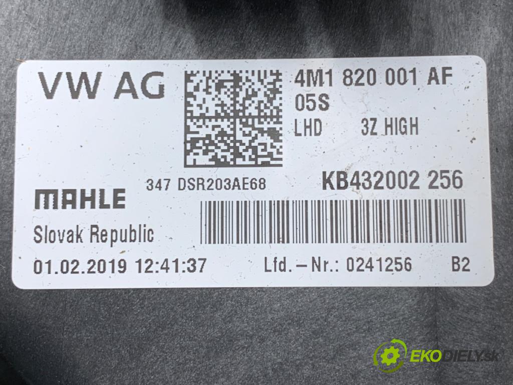 AUDI Q8 SUV 2019 210 kW 50 TDI Mild Hybrid quattro 2967 Výhrevné teleso, radiátor kúrenia komplet KOMBAJN 4M1820001AF (Radiátor kúrenia)