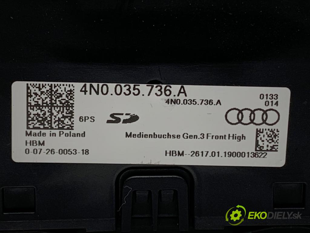 AUDI Q8 SUV 2019 210 kW 50 TDI Mild Hybrid quattro 2967 HNÍZDO: USB 4N0035736A