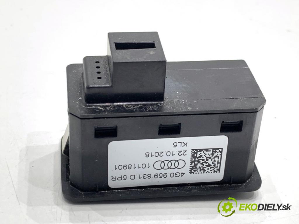 AUDI Q8 SUV 2019 210 kW 50 TDI Mild Hybrid quattro 2967 Prepínač otvárania dverí 4G0959831D (Prepínacie páčky pod volantom)