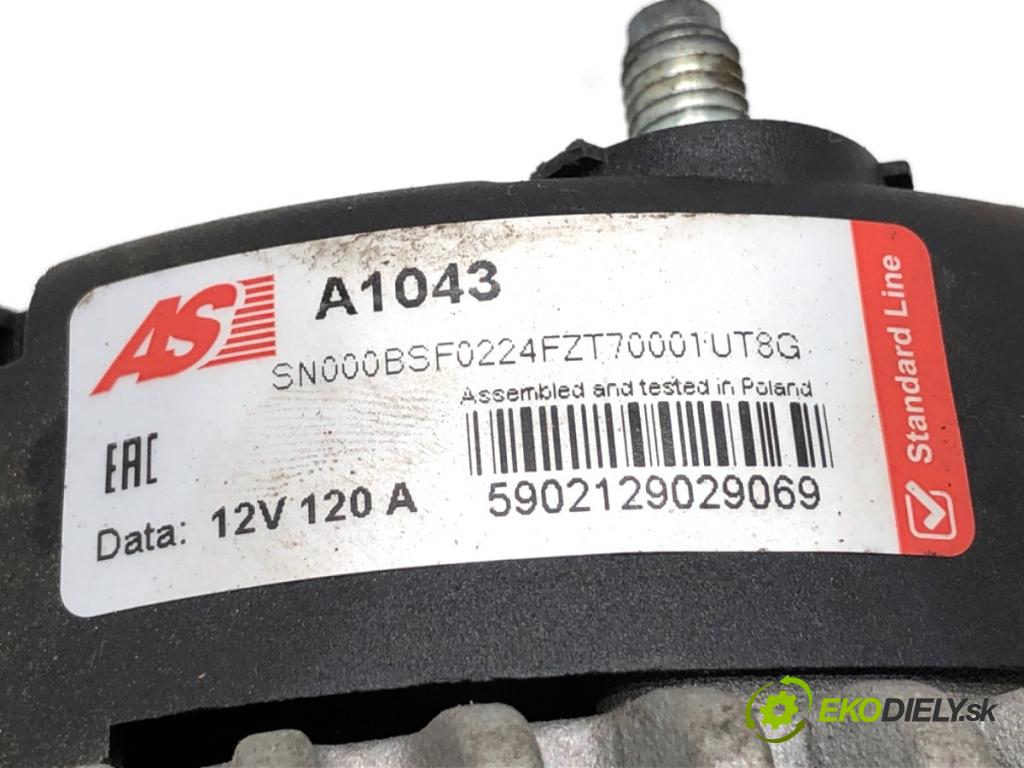 OPEL ANTARA A SUV 2007 110 kW 2.0 CDTI 4x4 1991 Alternátor A1043 (Alternátor)