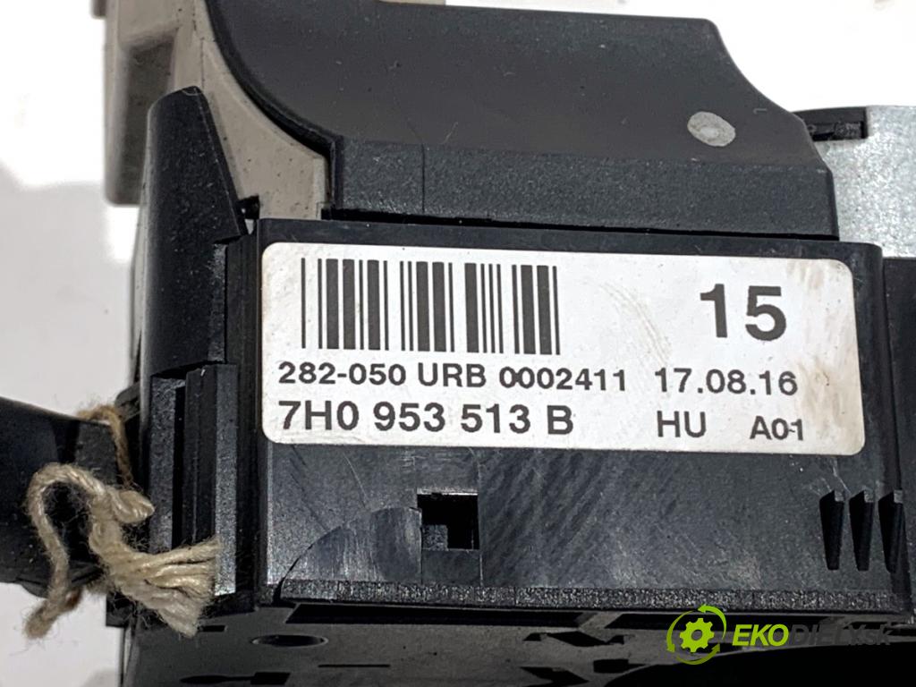 VW TRANSPORTER T5 Autobus 2003 96 kW 2.5 TDI 2461 Prepínač kombinovaný 7H0953513B (Prepínacie páčky pod volantom)