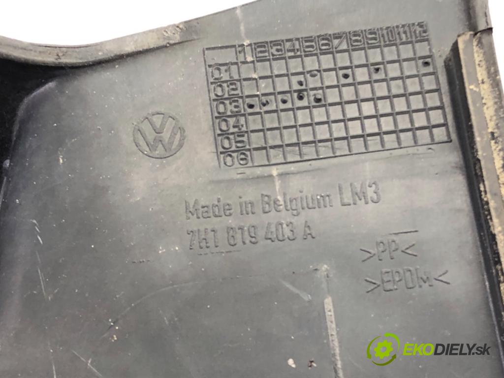 VW TRANSPORTER T5 Autobus 2003 96 kW 2.5 TDI 2461 Torpédo, plast pod čelné okno 7H1819403A (Torpédo (plast pod čelným sklom))