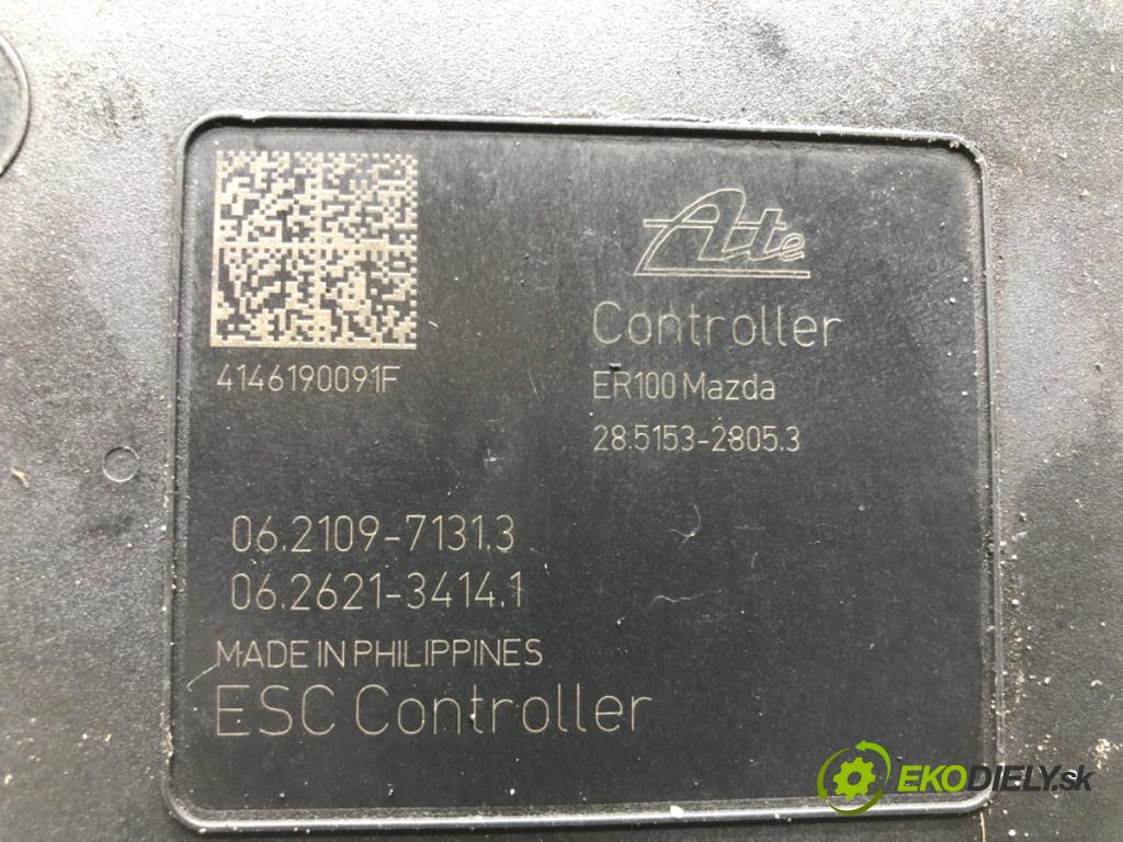 MAZDA 3 BM liftback 2014 88 kW 2.0 1998 Pumpa ABS BHR1437A0A (Pumpa ABS)