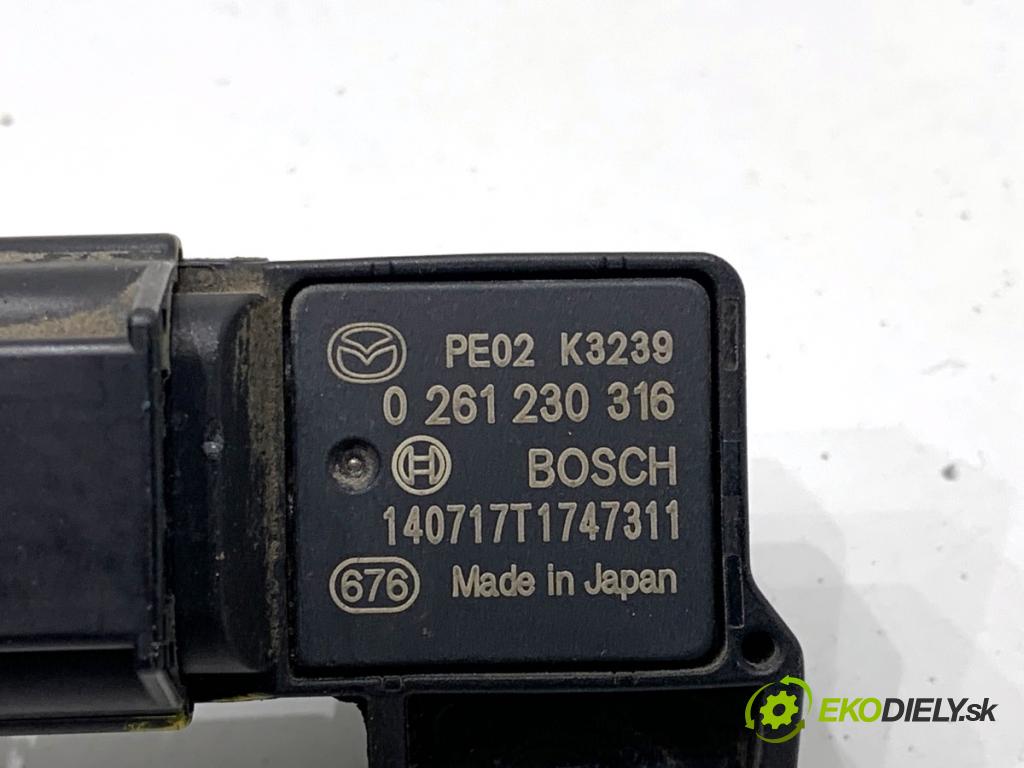 MAZDA 3 BM liftback 2014 88 kW 2.0 1998 MAP senzor 0261230316 (Snímač ostatné)
