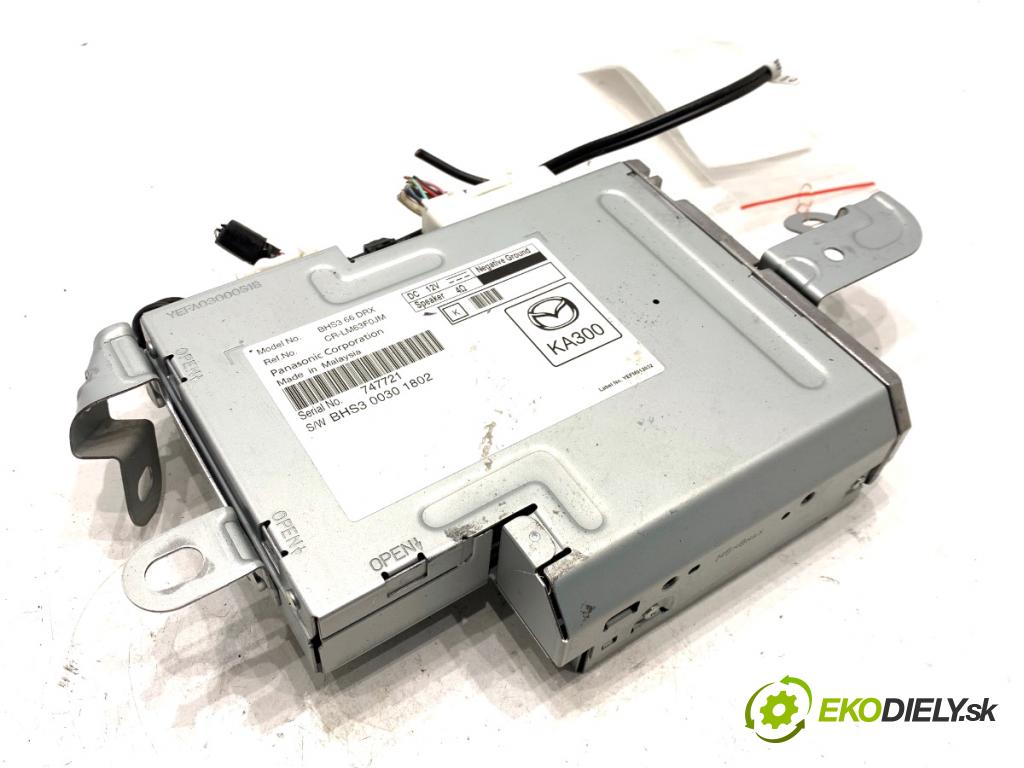 MAZDA 3 BM liftback 2014 88 kW 2.0 1998 zesilovač radia BHS3-66DRX (Zesilovač)