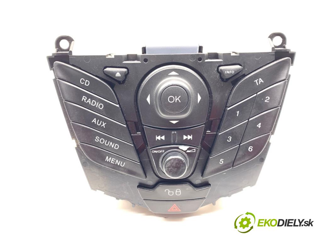 FORD FIESTA MK7 liftback 2009 44 kW 1.25 1242 Panel ovládania radia 8A6T-18K811-AD (Prepínacie páčky pod volantom)