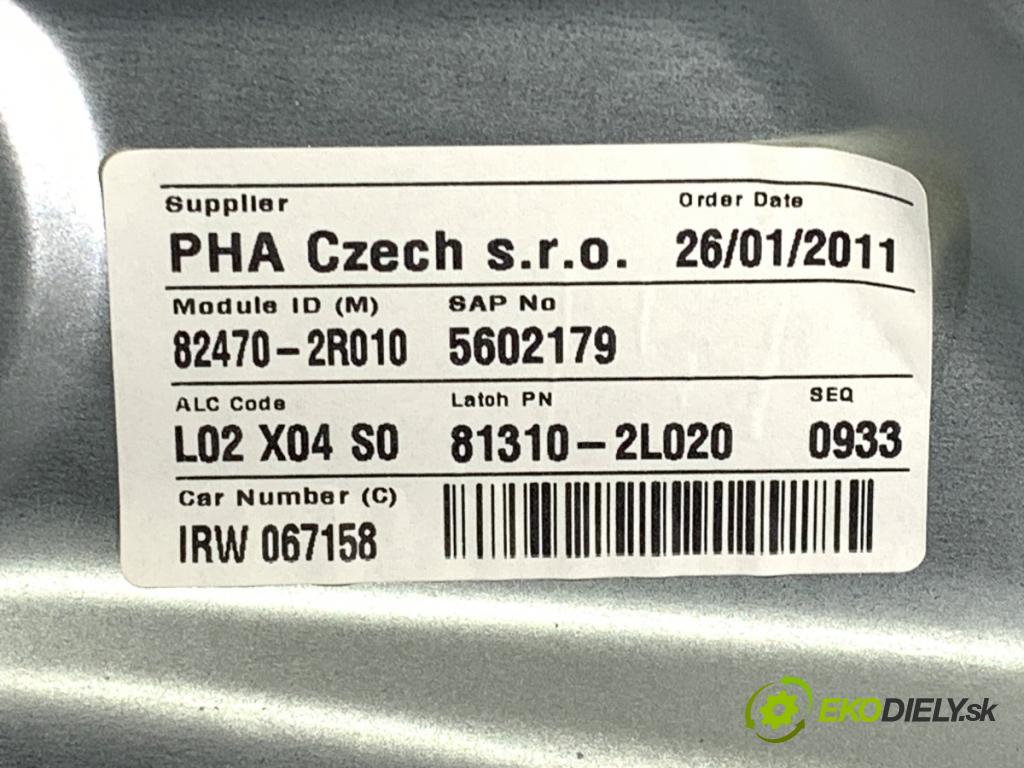 HYUNDAI i30 Kombi 2011 66 kW 1.6 CRDi 1582 mechanismus okna levý přední část 82470-2R010