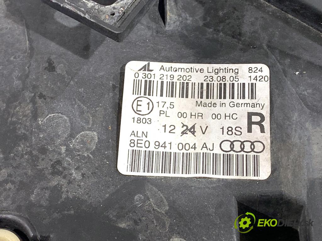 AUDI A4 B7 sedan 2006 103 kW 2.0 TDI 1968 Svetlomet pravy predný 8E0941004AJ
