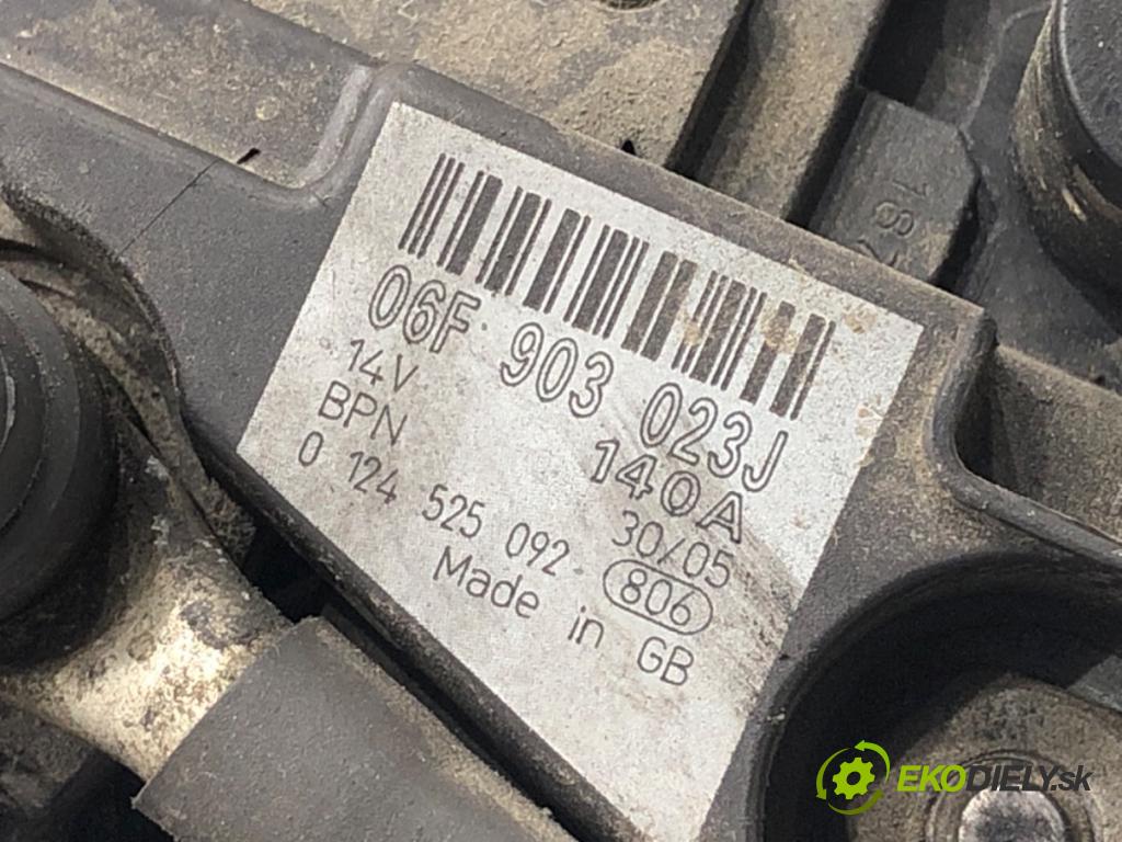 AUDI A4 B7 sedan 2006 103 kW 2.0 TDI 1968 Alternátor 06F903023J (Alternátor)