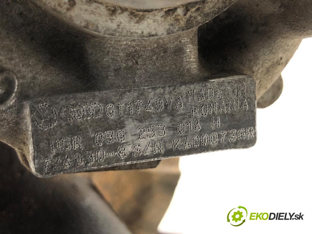 VW PASSAT B6 Kombi 2007 103 kW 2.0 TDI 1968 Turbodúchadlo,turbo 036253014H (Turbodúchadlo (kompletné))