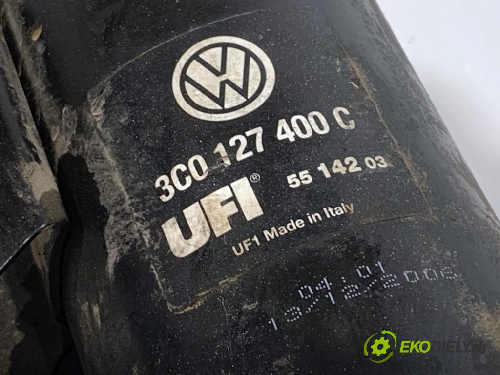 VW PASSAT B6 Kombi 2007 103 kW 2.0 TDI 1968 Obal filtra paliva 3C0127400C (Obal palivového filtra)