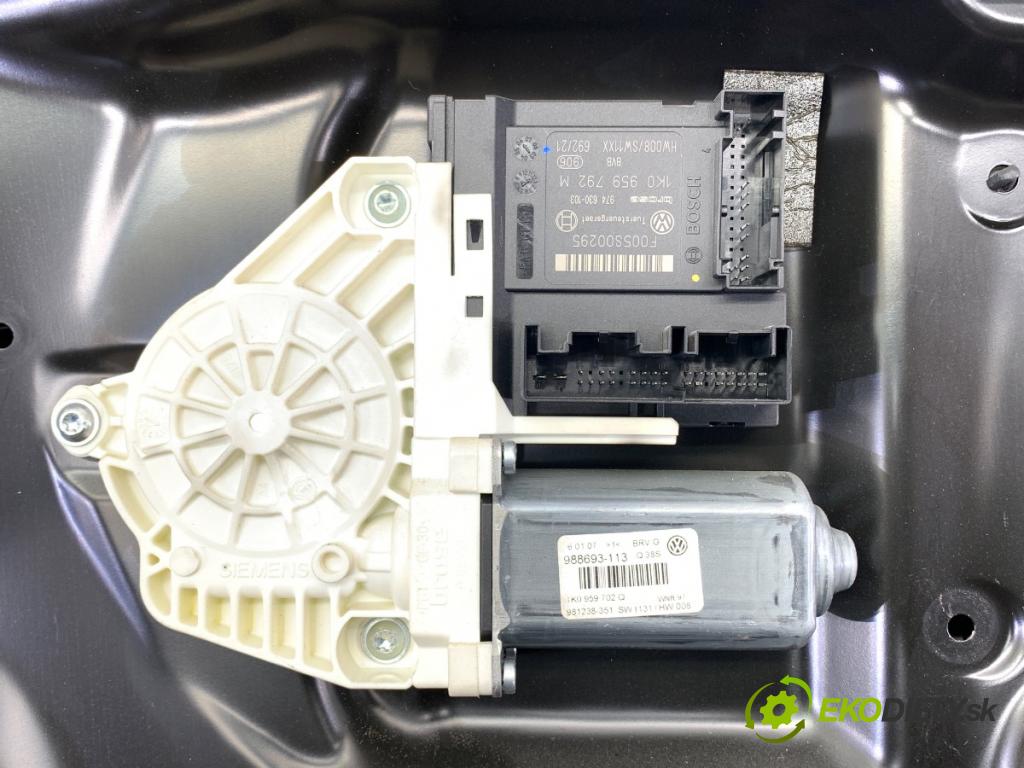VW PASSAT B6 Kombi 2007 103 kW 2.0 TDI 1968 mechanismus okna pravý přední část 1K0959792M