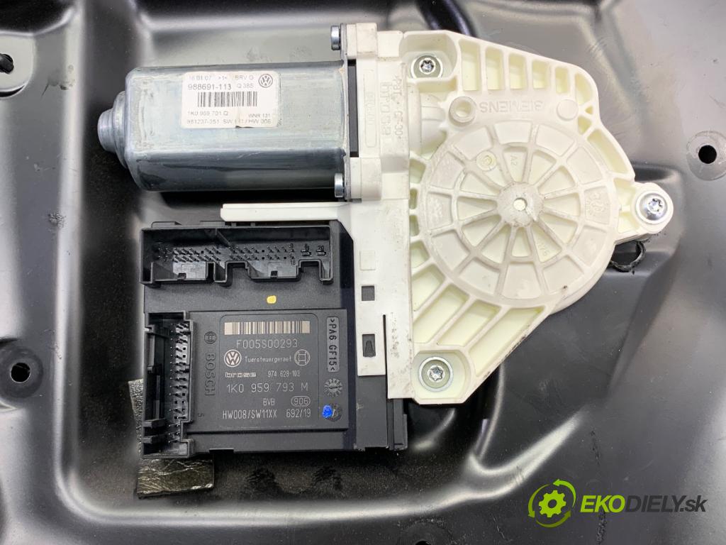 VW PASSAT B6 Kombi 2007 103 kW 2.0 TDI 1968 Mechanizmus okna ľavy predný 1K0959793M