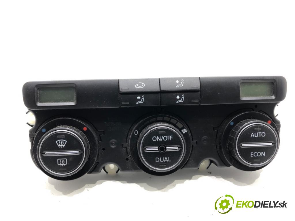 VW PASSAT B6 Kombi 2007 103 kW 2.0 TDI 1968 Panel ovládania kúrenia  (Prepínacie páčky pod volantom)