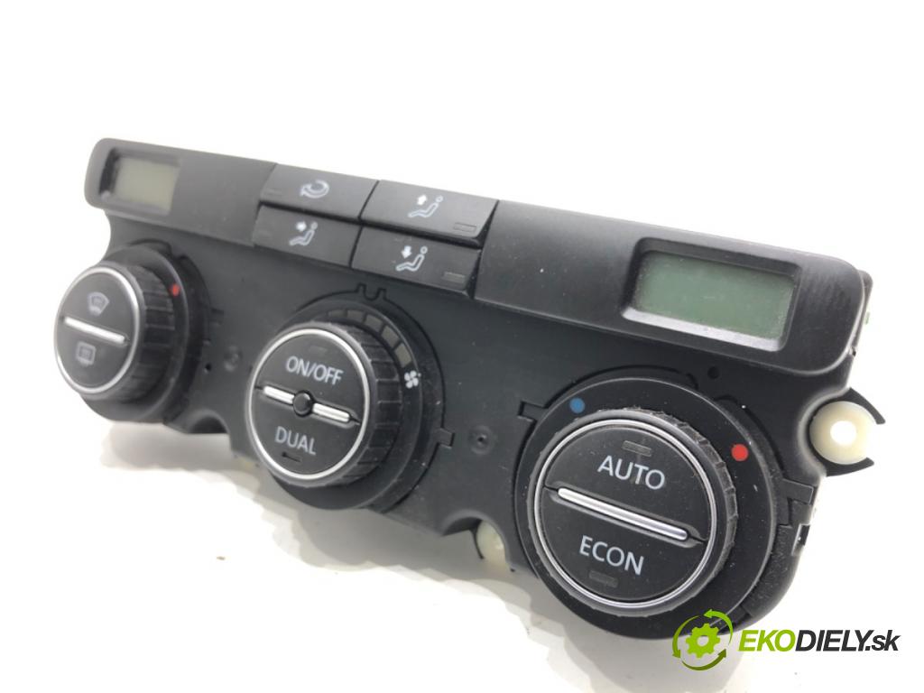 VW PASSAT B6 Kombi 2007 103 kW 2.0 TDI 1968 Panel ovládania kúrenia  (Prepínacie páčky pod volantom)